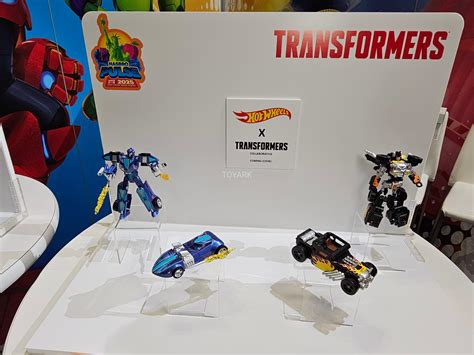 Toy Fair Hasbro Booth Hot Wheels X Transformers Figures Revealed Transformers News