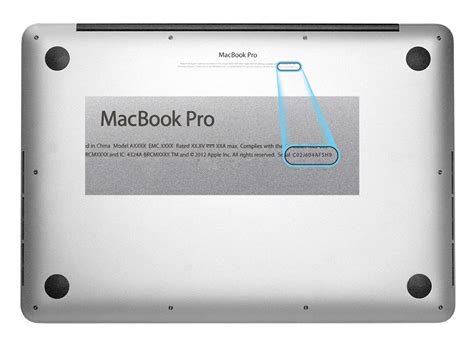 Macbook Pro Auffinden Der Seriennummer Apple Support