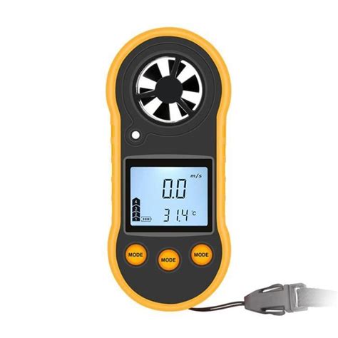 Anémomètre Portable NTC thermomètre jauge de vitesse du vent 30 m s