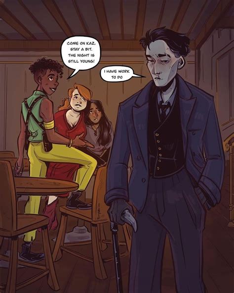 Jesper Nina Inej And Kaz Crow Books Six Of Crows Crow Art