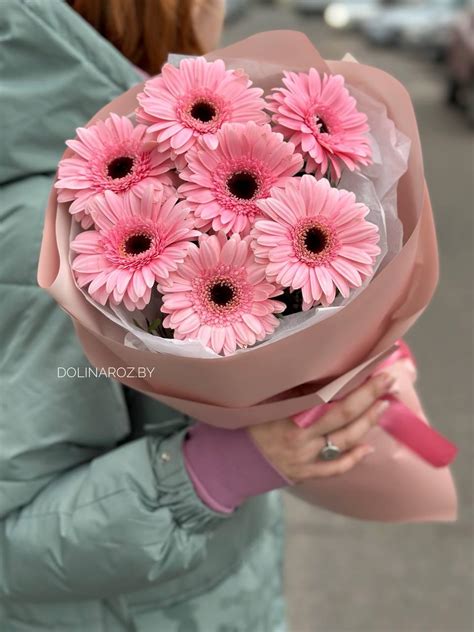 Buy pink gerberas in Minsk | Bouquet of pink gerberas