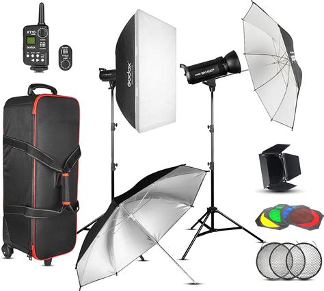 GODOX SK400II Kit de estudio de fotografía con luz de flash con 2