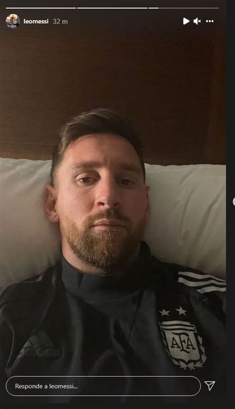 “messi Cm” Leo Publicó Una Foto Durante La Madrugada Desde El Hotel En