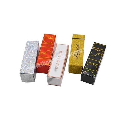 Gold Lipstick Box Packaging