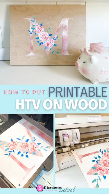 How To Use Printable Heat Transfer Vinyl On Wood Artofit