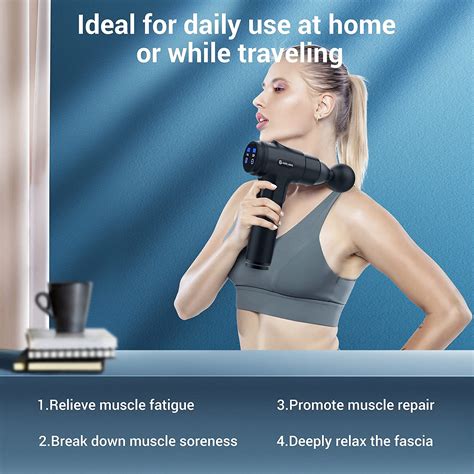 AERLANG Massage Gun Deep Tissue Massager Portable Muscle Massage Gun