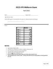 Ex F Pdf Eecs Midterm Exam Fall Name Unique Name Sign