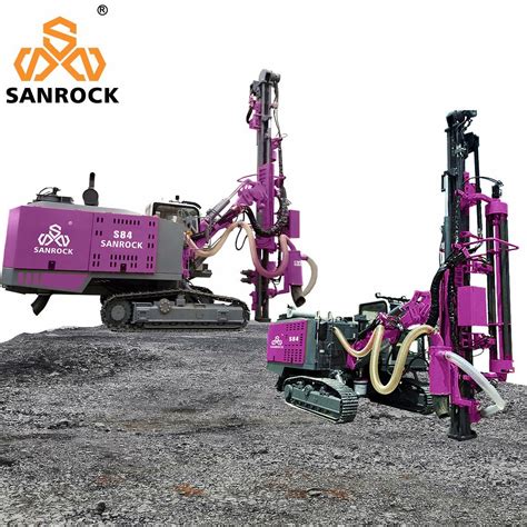 Integrated DTH Drill Rig Borehole 35meters Deep Hydraulic Drilling Rig