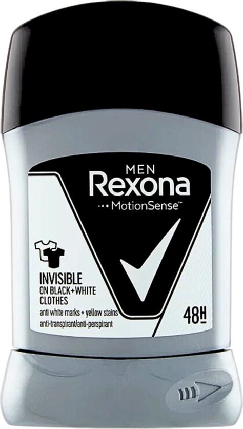 Rexona Men Invisible On Black White Clothes Deodorant 6 X 50 Ml