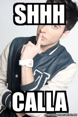 Meme Personalizado Shhh Calla