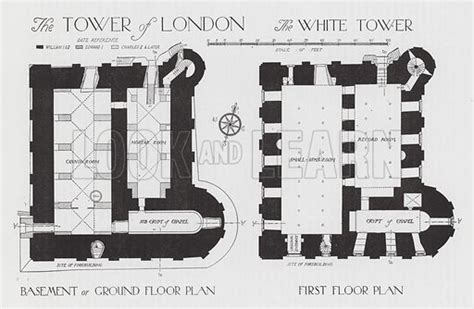 The Tower Of London The White Tower Stock Image Look And Learn