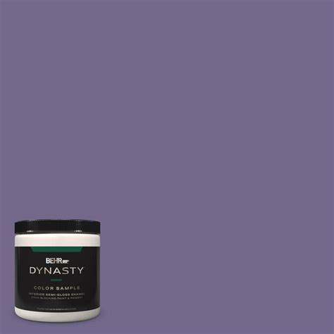 Behr Dynasty Oz Mq Violet Vixen One Coat Hide Semi Gloss Enamel