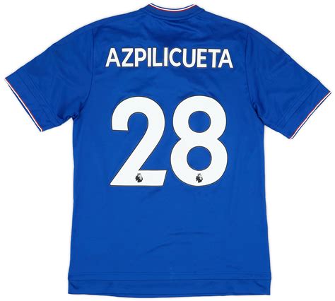 2015 16 Chelsea Home Shirt Azpilicueta 28 910 M