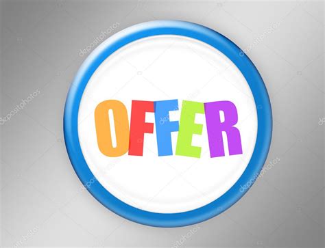 Offer Button — Stock Photo © Yupiramos 5793378