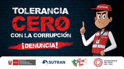 Medios Peruanos On Twitter Rt Sutranperu Tolerancia Cero Con La