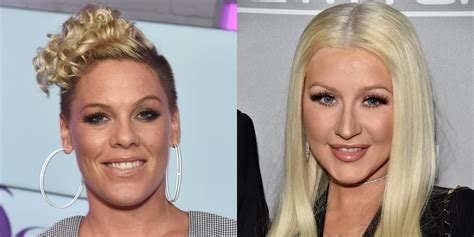 Pink Gives Update On Christina Aguilera Feud Christina Aguilera Pink