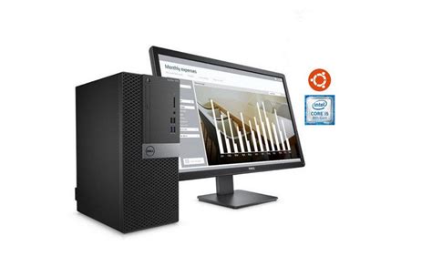 Intel Core i5 Dell OptiPlex 5060 Mini Tower With Monitor, Ubuntu at ...