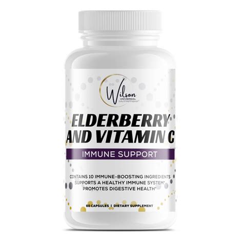 Elderberry And Vitamin C Immune Support Wilson Universal Coaching