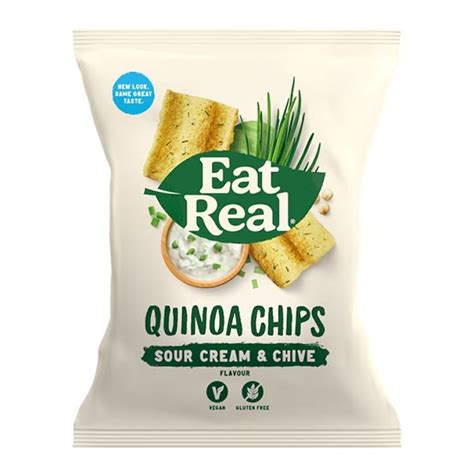 Eat Real Quinoa Chips Sour Cream Chive Flavor G Buy