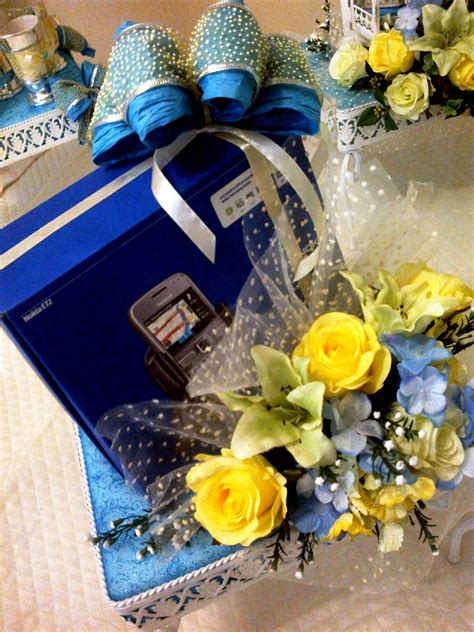 Home Hantaran Bertema Warna Biru And Kuning