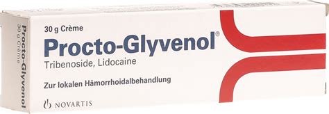 Procto Glyvenol Creme 30g In Der Adler Apotheke