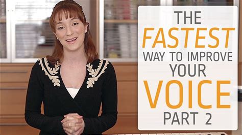 The Fastest Way To Improve Your Singing Voice Part Ii Youtube