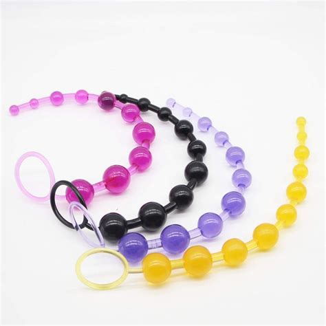 33cm Long Backyard Toy Jelly Anal Beads For Beginner