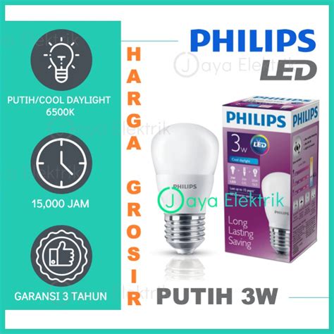 Jual Lampu Philips Led Bulb Mycare W Putih Cool Daylight K Ledbulb