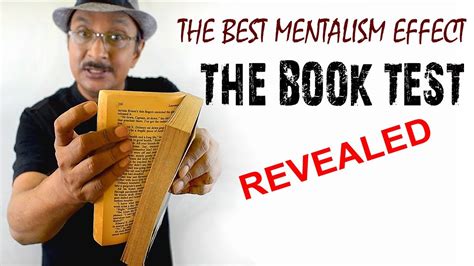 Magic Tutorial The Best Book Test Mentalism Secret Revealed YouTube