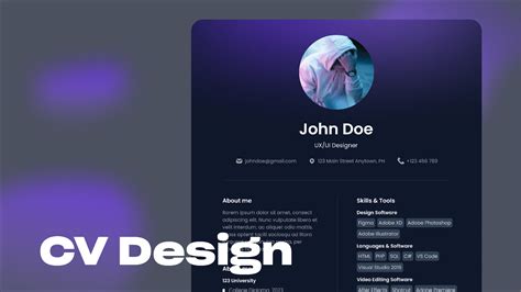 UI/UX Designer Resume Template | Figma