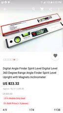 Jual Digital Angle Finder Spirit Level Degree Range Upright With