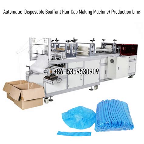 Nonwoven Bouffant Cap Making Machine