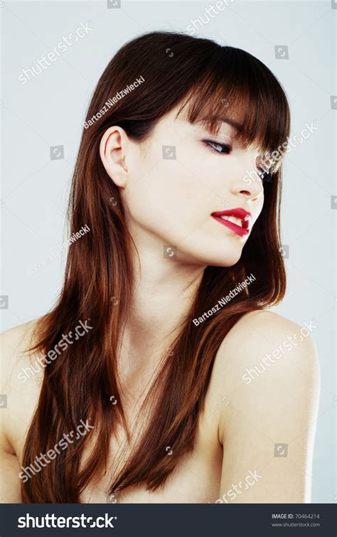 Brunette Girl Glamour Portrait Stock Photo 70464214 Shutterstock