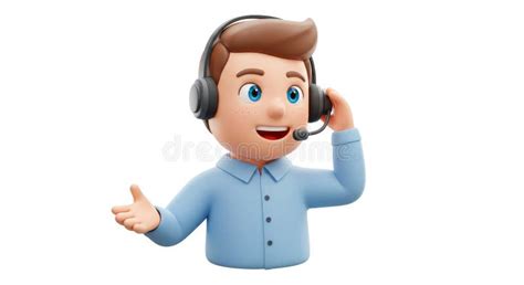 cartoon friendly call center stock illustrations  cartoon friendly