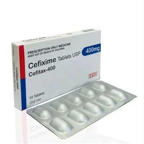 Cefixime Capsule 400 Mg At ₹ 5000box Zifi 200mg Cefixime Tablet In