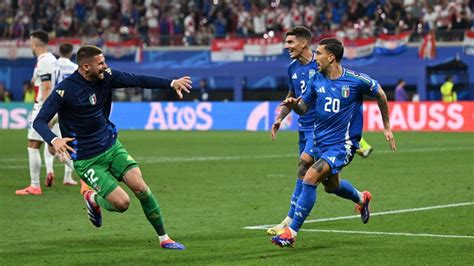 Euro 2024 Late Zaccagni Goal Sends Italy Into Last 16