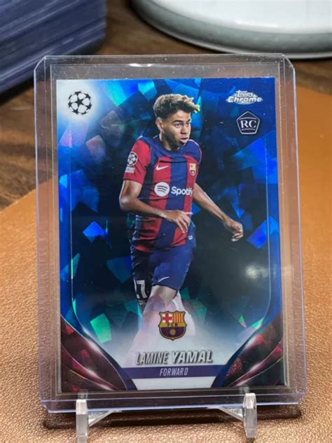 Lamine Yamal Topps Chrome Saphir Uefa Ucc Rc Barcelone Eur