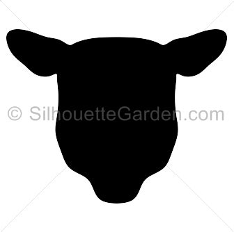 Sheep Head Silhouette