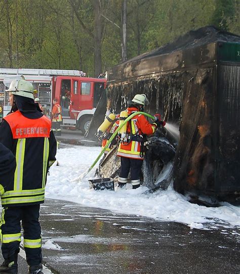 Pils Wagen Ausgebrannt Wehr Badische Zeitung