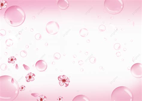 Pink Bubble Simple Plant Flower Background Desktop Wallpaper Pink