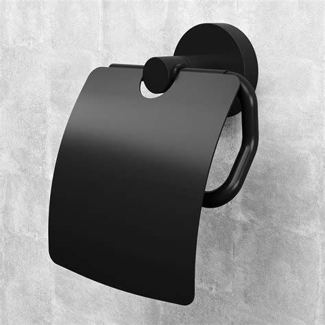 Toiletpapirholder Med L G Ektorp Sort Mat Hill Ceramic