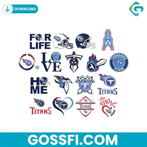 Tennessee Titans Logo Bundle Svg Gossfi