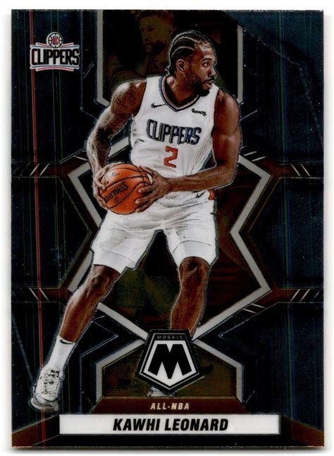 Panini Mosaic Mosaic Blue Refractor Kawhi