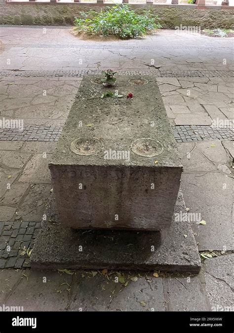 Cloister Of The Neumuenster Church Memorial Stone At The Former Burial