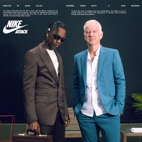 Travis Scott and tennis legend John McEnroe revive Nike's Mac Attacks