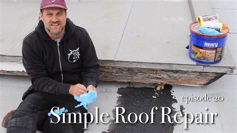 How To Do A Roof Repair Using Henry Wet Patch YouTube