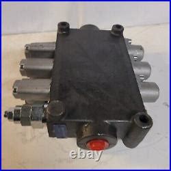 NEW Monoblock Hydraulic Directional Control Valve 3 Spool 25 GPM