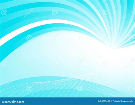 Abstract Blue Template Stock Vector Illustration Of Curve 24289409