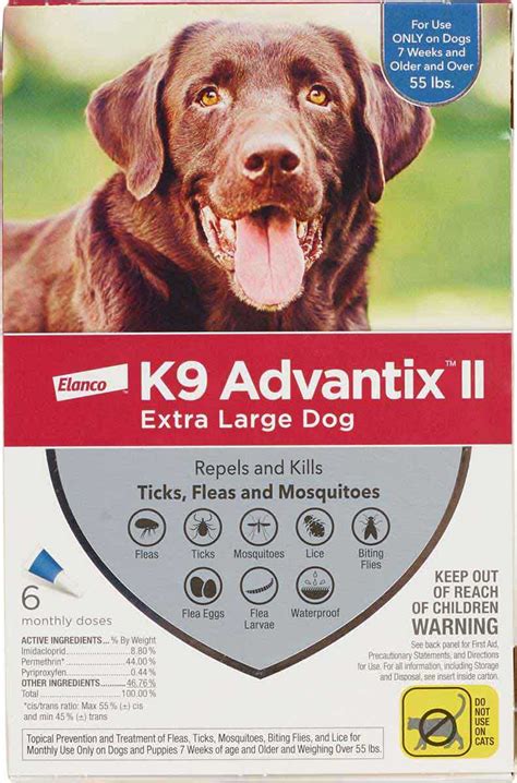 K9 Advantix Ii Elanco Animal Health Flea Tick Control Pet