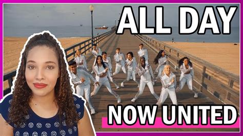 REAGINDO A NOW UNITED ALL DAY OFFICIAL MUSIC VIDEO YouTube